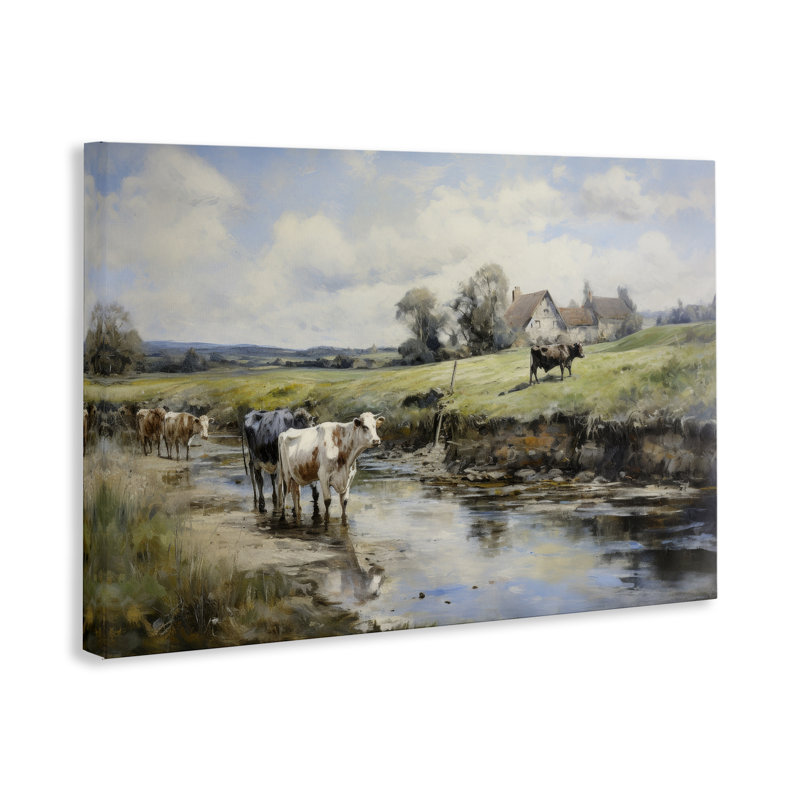Art mural sur toile Free Free Roaming par Petal Prints Design, H 20 po x l 30 po
