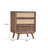 Simple Solid Wood Rattan Accent Chest