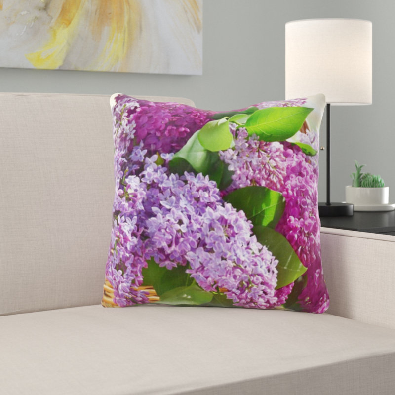 Coussin lilas