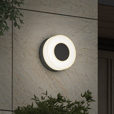  Luminaire mural d'extérieur Ludwig, noir mat