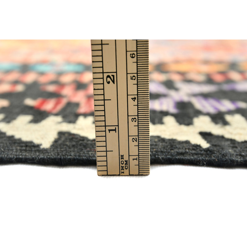 Tapis oriental multicolore fait à la main Kilim & Sumak 10X13 Lynnleigh