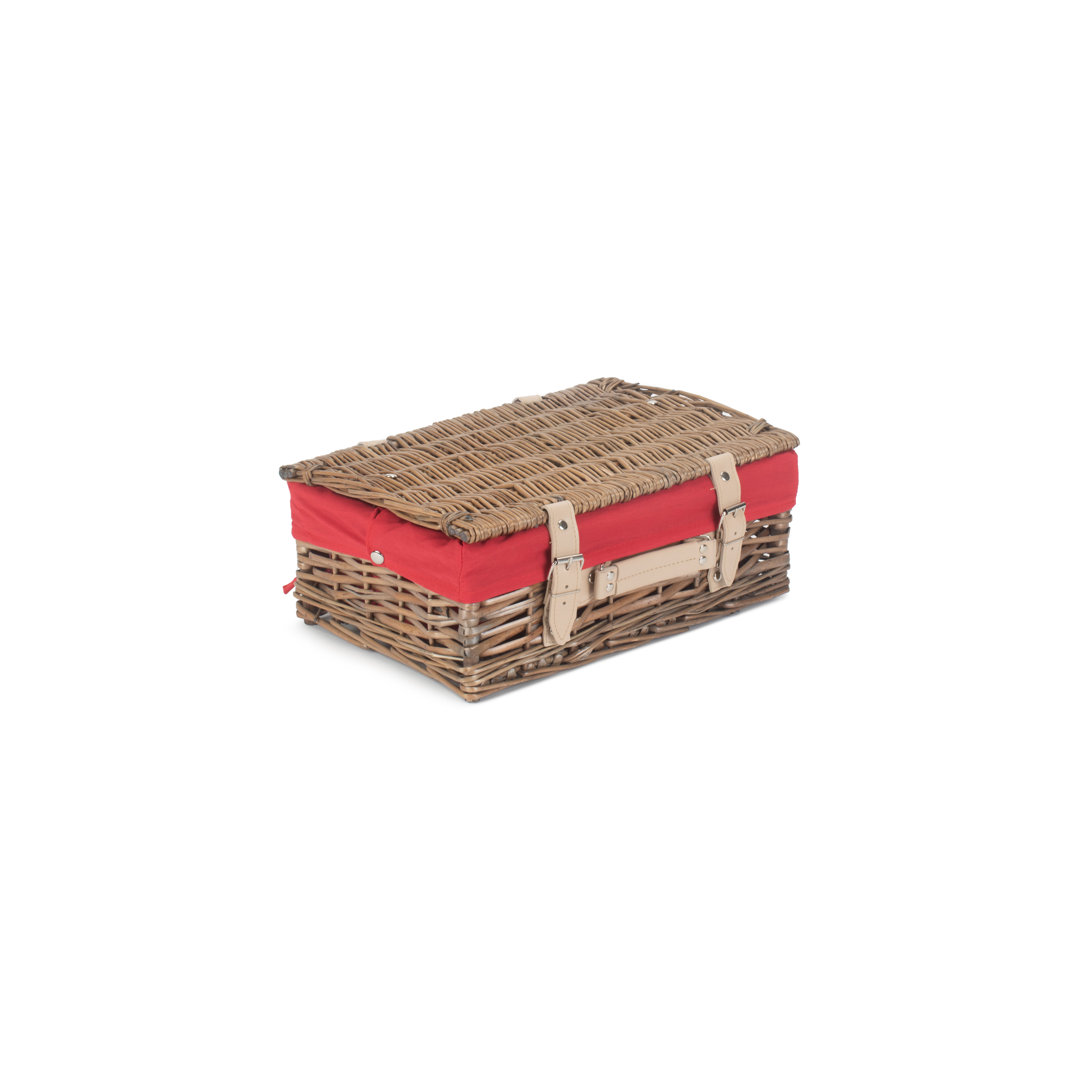 Wicker Picnic Hamper Basket with Lining
