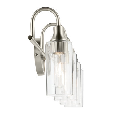 31.5" 4-Light Vanity Light with Clear Glass