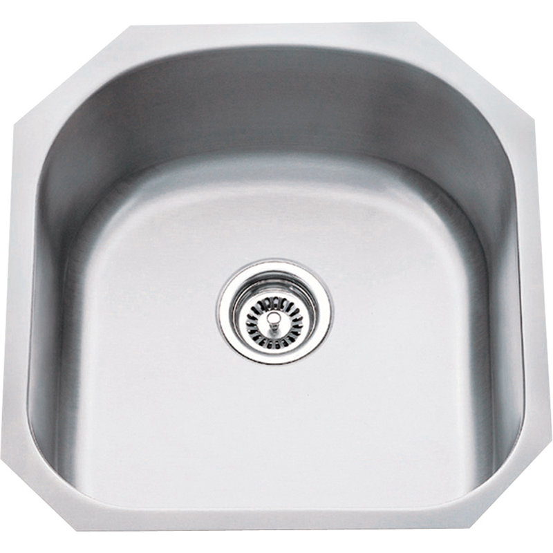 19.75'' L x 20.5'' W Stainless Steel Undermount Service Sink