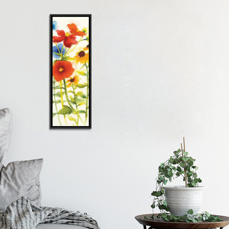 «Americana Meadow III», reproduction d'art sur toile, H 60 po x l 20 po x P 1,5 po, Toile encadrée noire
