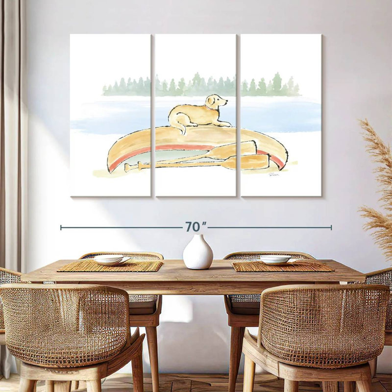 Senne Lakeside Days III, 42" H x 65" W