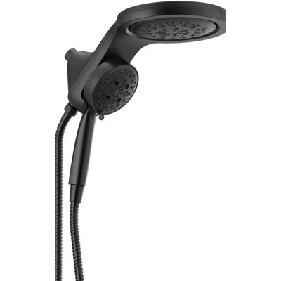 HydraChoice Hydrorain 5 Spray Dual Shower Head and Handheld Shower with H2Okinetic 2.5 GPM