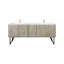 Ensemble de meuble-lavabo double avec robinet l 80 po x P 20 po Lancy-113282157