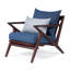 Fauteuil club de 23 po de largeur avec housses de coussin Sunbrella-603295353