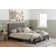 Symple Stuff Berlin Double Fabric Bed with Mattress & Reviews | Wayfair ...