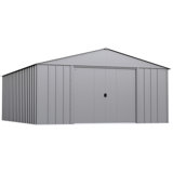 Remise de rangement en acier galvanisé de l 14 pi x P 17 pi