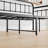 Black Twin Metal Daybed Frame, Heavy Duty Slat Platform For Sofa Bed Or Mattress Foundation, No Box Spring Needed