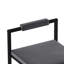 Modern Velvet Counter Height Bar Stools with Low Backrest Set of 2 Upholstered Dining Stools for Kitchen Island (Gold & Black)-1248484995-1248484993
