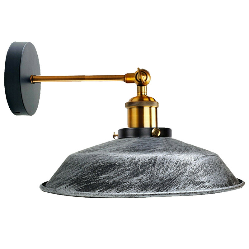 Heller Armed Sconce, Brushed Silver
