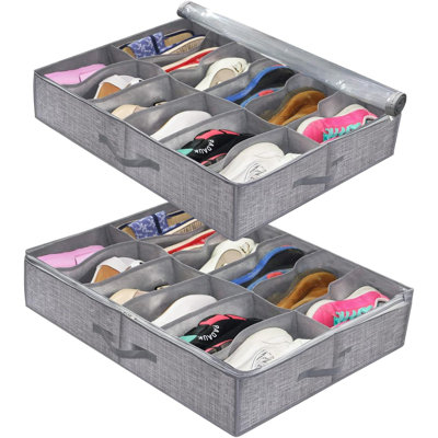 24 Pair Shoe Storage Box