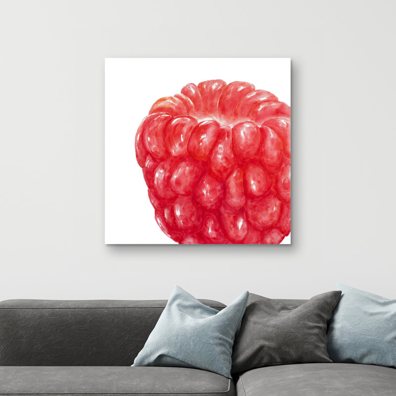 Raspberry - 32"x32" art on canvas