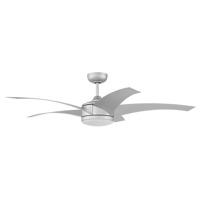 Medeeha 54'' Ceiling Fan with LED Lights, Titanium
