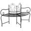 Salpeter Steel Outdoor Bench