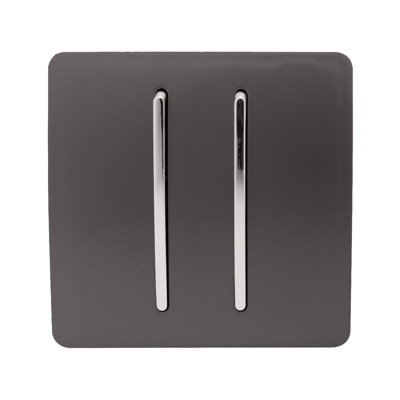 Trendi Switch 2 Gang 1 or 2 way Rocker Light Switch