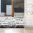 Distressed Geometric Cotton/Leather Gray Area Rug-1601618354
