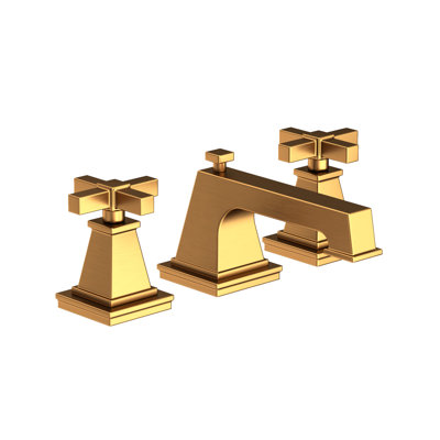 Malvina Widespread Bathroom Faucet with Drain Assembly