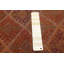 Tapis kaki noué à la main de conception unique 3 pi 7 po x 3 pi 11 po Joannamarie