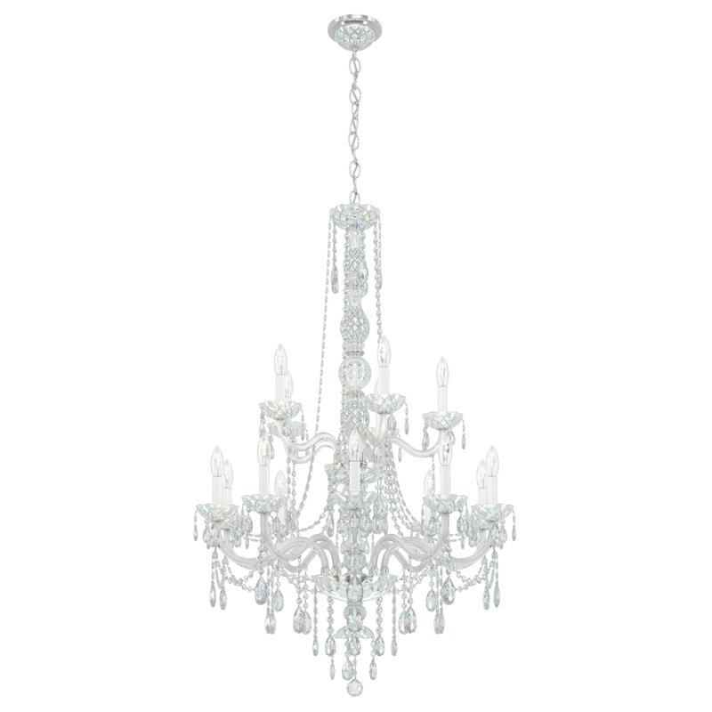 Arlington 15 - Light Glass Chandelier, Heritage Handcut