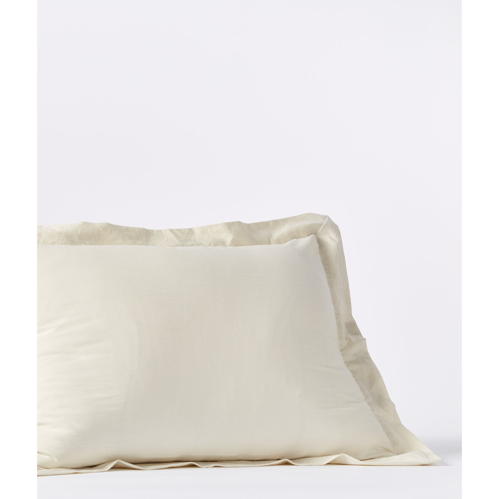Refined Organic Classic Organic Percale Sham, Undyed, King