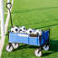 Chariot de plage pliant Wagon Garden (bleu)