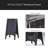 19.7X15.7X25.2" Blackboard Stand