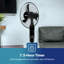 Geepas 53cm Oscillating Standing Fan