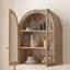Armoire murale cintrée avec portes vitrées-1669247795