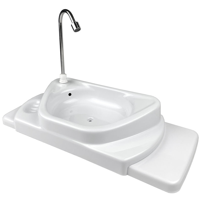 Sinkology Sinksense GreenFlow 9" White Plastic Specialty Drop-in Bathroom Toilet Tank Sink