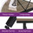 2 Tier Metal Frame Small Round Rustic Coffee Table With Open Storage Shelf