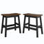 Ensemble de 2 tabourets de cuisine en bois Delja | August Grove®-1878922934