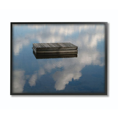 «Floating Dock Ocean Lake Landscape», impression