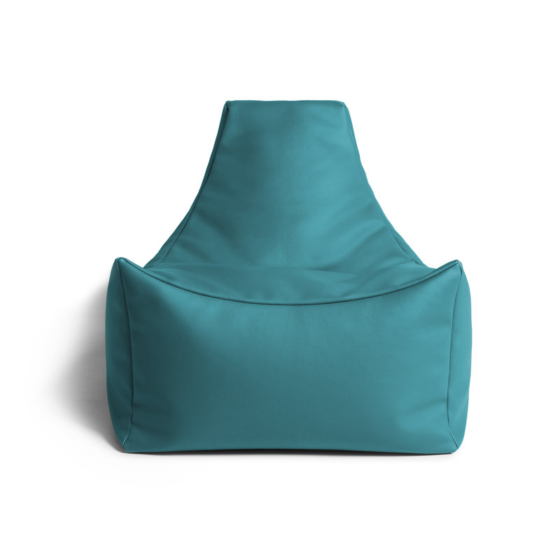 Juniper Jr Classroom Bean Bag Chair, Premium Vinyl, Turquoise