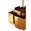 Amott 4 - Light Brass Pendant