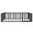 Metal Floor Bed Frame With Fence And Door-267469262-267469251