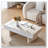 Coffee Table with Grey Wood Texture Tabletop-1856765876