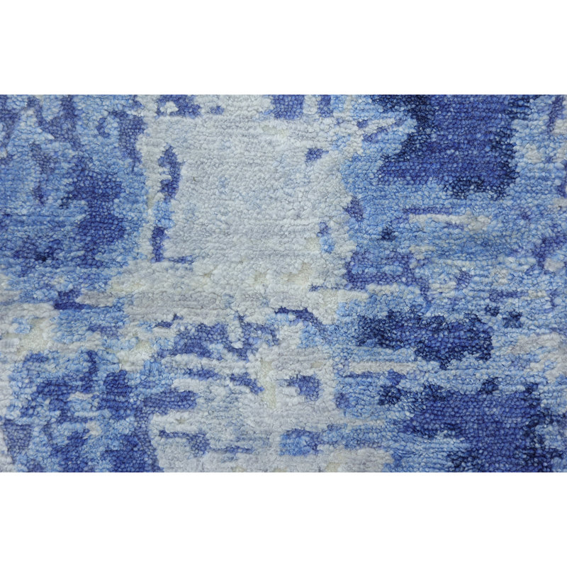 Hand Woven Wool Abstract Area Rug