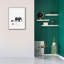 «Elephant» Bungalow Rose par Pechane, art mural sur toile, 18 po x 26 po-1831473087