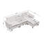 Canapé modulaire modulaire avec repose-pieds Cloud-130836789-130836793-130836794