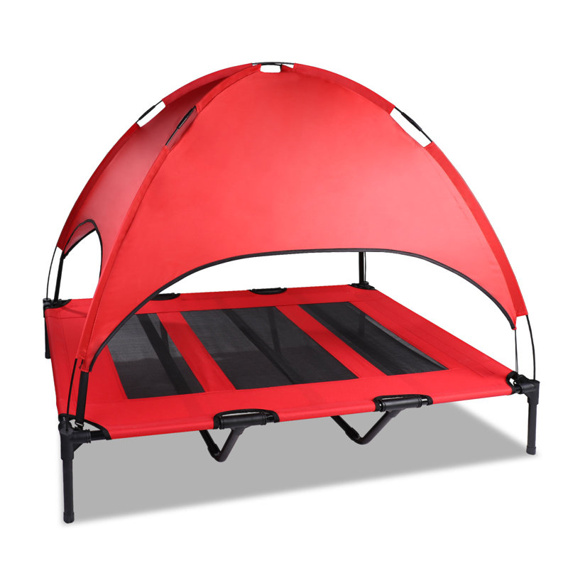 Lit de camp Aetna, L 36 po x P 30 po x H 36 po, Rouge