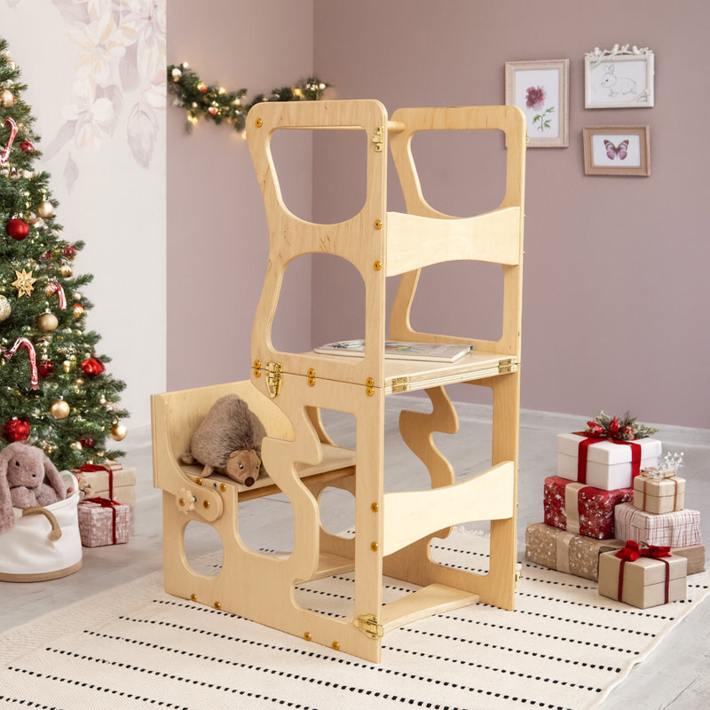 Escabeau Woodesshearts Montessori