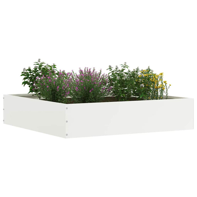 13 cm H Steel, 13cm H x 60cm W, White