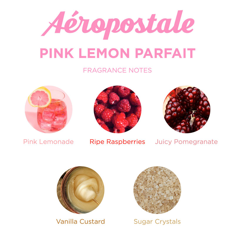 Pink Lemon Parfait Soy Wax Blend Scented Candle with Glass Container