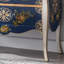Commode d'appoint vintage à deux tiroirs peinte à la main