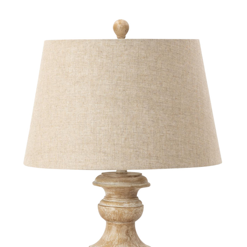 Fodor Cream Beige Coastal Bedside Lamp  (Set of 2)