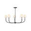 Lustre en acier 5 lumières Greta-363572483